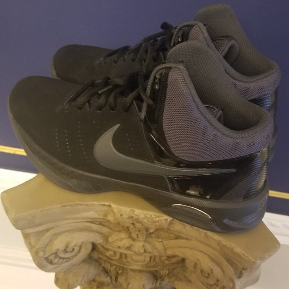 Nike Air Visi Pro VI Nubuck Men's Basketball shoes, Black/Anthracite, Size 8.0. - Picture 3 of 8